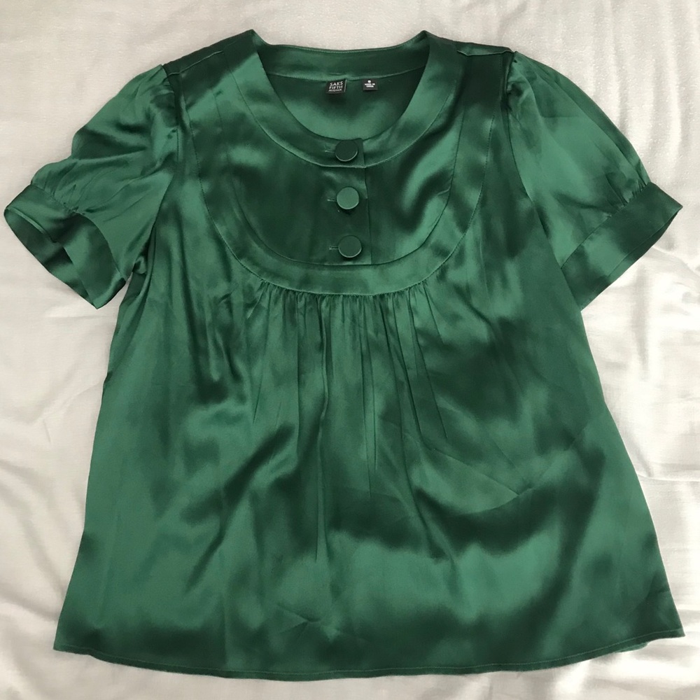 Saks Fifth Avenue silk blouse